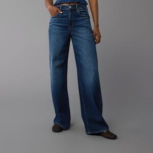 AE Dreamy Drape Super High-Waisted Baggy Wide-Leg Jean
